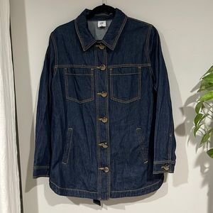 Button Up Denim Shirt Jacket
